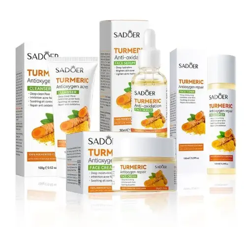 Sadoer 4pcs Turmeric set
